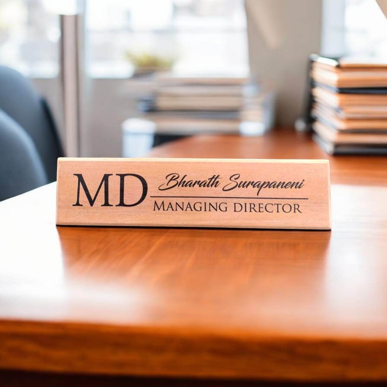 Premium Stainless Steel Corporate Nameplate