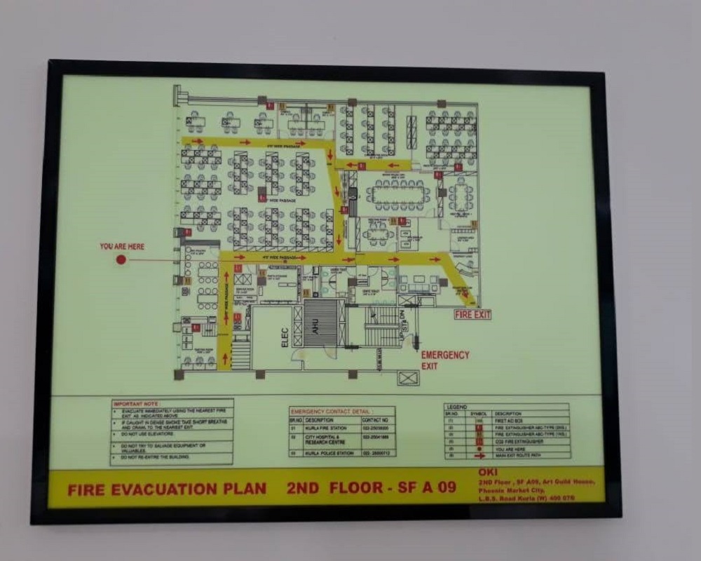 Photoluminescent Emergency Signs