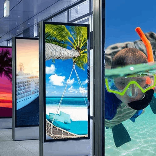 Custom signage design and creative material selection